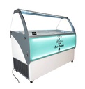 Speiseisvitrine Curacao, 10 x 5 L, 1447 x 825 x 1257 mm, weiß