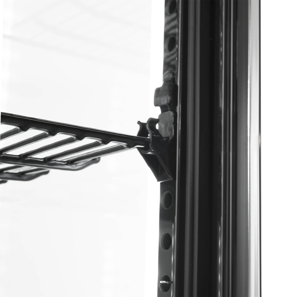 Kühlvitrine, 78 L, 428 x 386 x 960 mm, schwarz