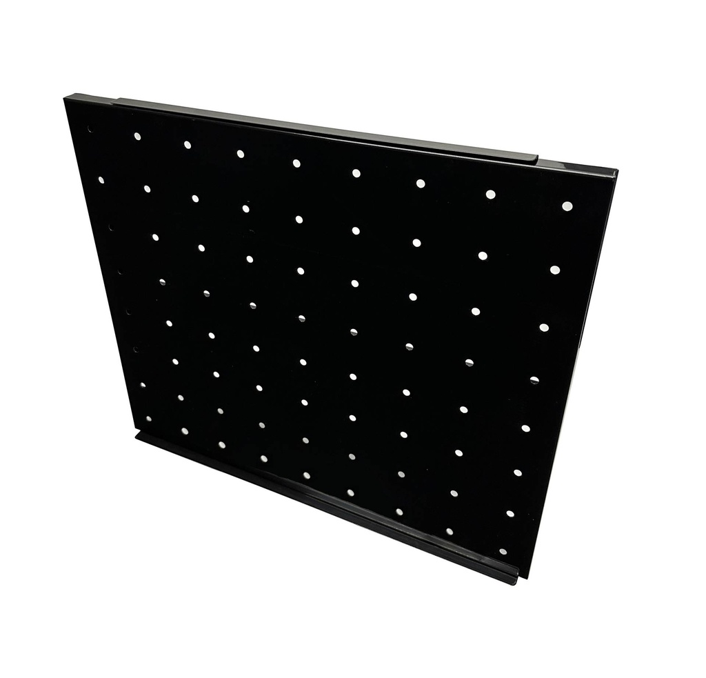 Perforiertes Rost Mitte für 7526.0015-0020, 550 x 380 mm, schwarz