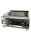 Gas Grillplatte Chrom aus Edelstahl, 800 x 575 x 365 mm