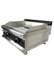 Gas Grillplatte Chrom mit Propan aus Edelstahl, 650 x 575 x 365 mm