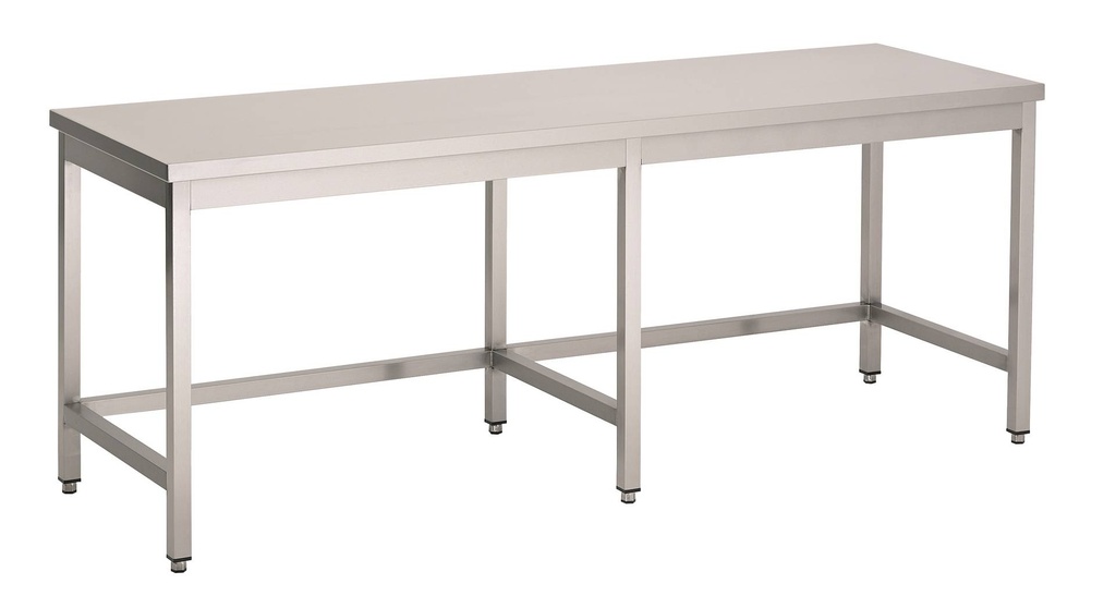 600 Arbeitstisch Offenem Unterbau, 2400 x 600 x 900 mm