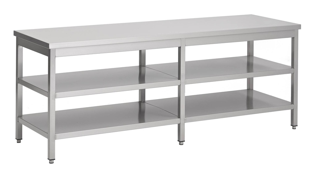 800 Arbeitstisch 2 Boden 2400, 2400 x 800 x 900 mm