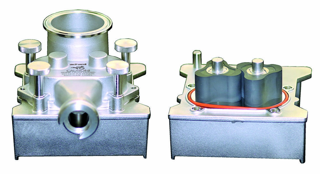 Pumpeneinheit aus Edelstahl, 142 mm, 142 mm, 150 mm