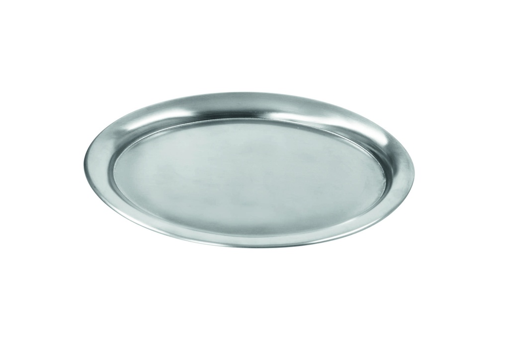 Serviertablett oval, Edelstahl, 220 x 285 mm