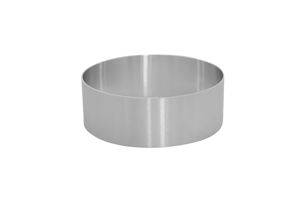 Dessert- und Tortenring aus Aluminium, 200 x 70 mm
