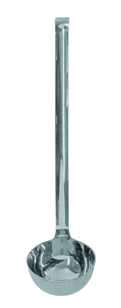 Schöpfkelle aus Edelstahl, 340 mm, Ø 85 mm
