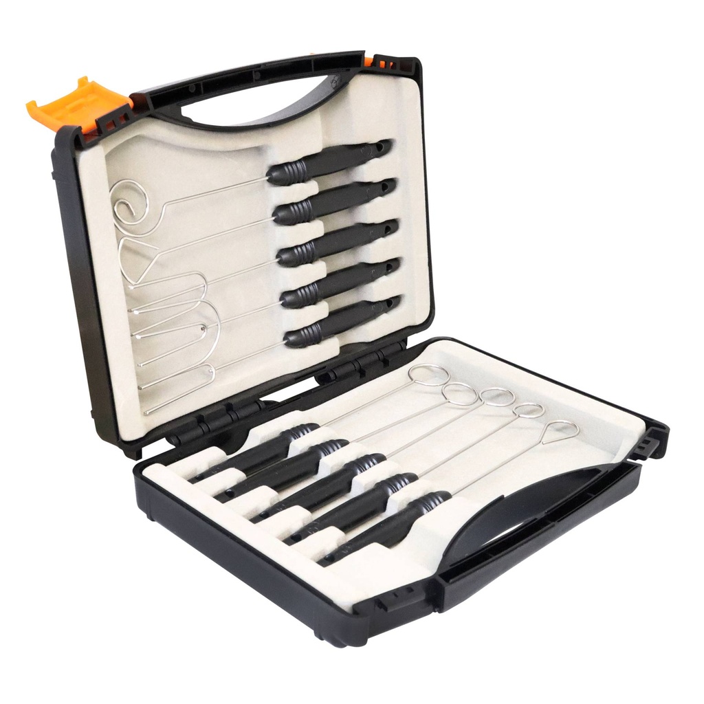 Pralinentunkgabel-Set aus Edelstahl, 10-teilig