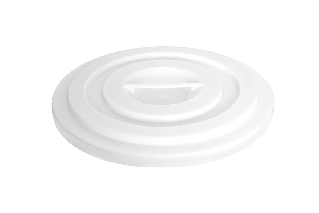 Deckel aus HDPE, 40 cm × 40 cm, weiß