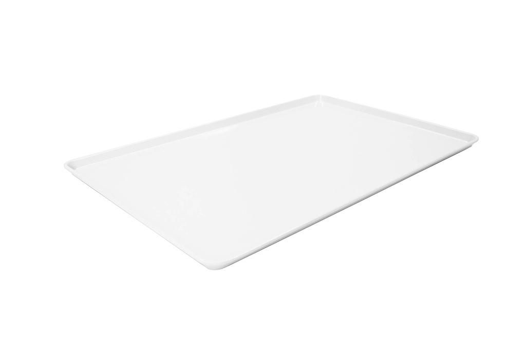 Auslagentablett aus Melamin, 600 x 400 x 20 mm, weiß