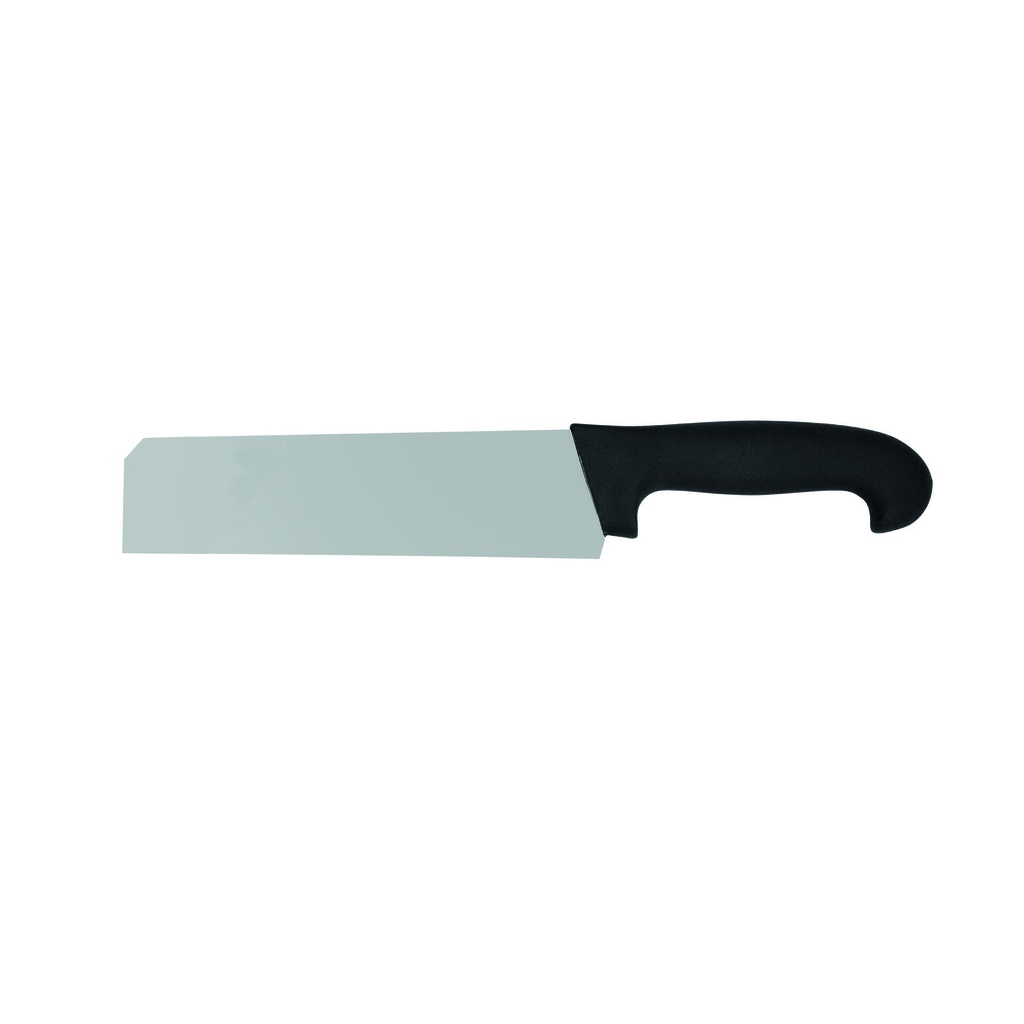 Universalmesser aus Edelstahl, 260 mm, schwarz