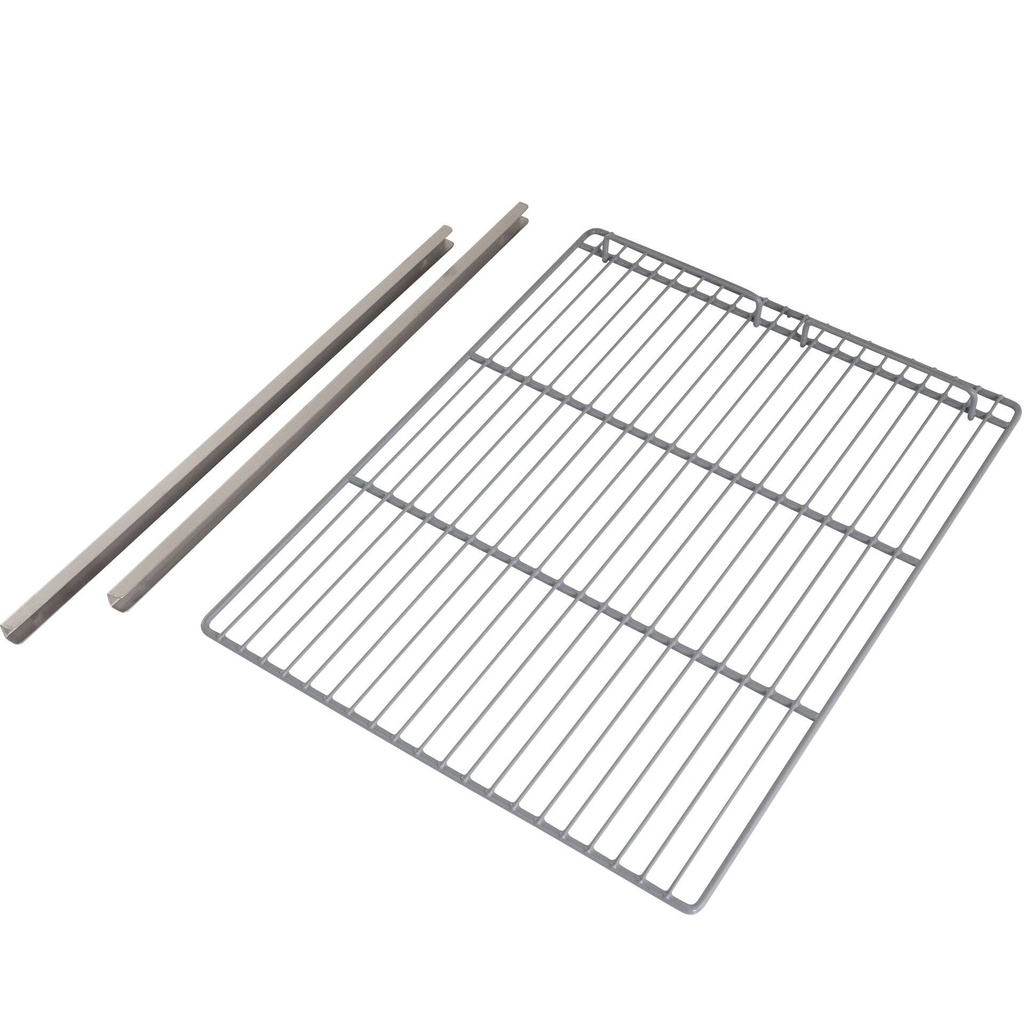 Zwei Schienen und ein Rost als Set für Monoblock-Kühl-/Tiefkühlschrankmodelle