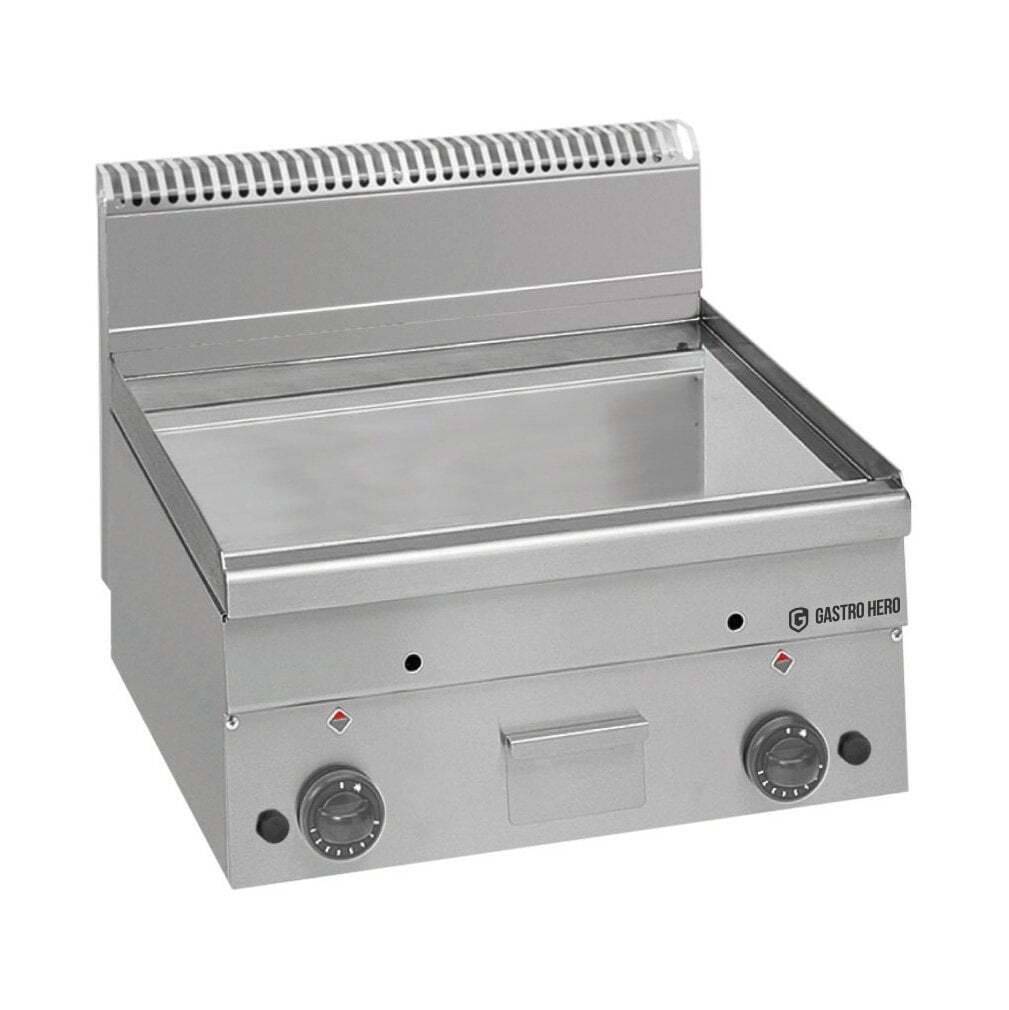 Gas-Grillplatte Serie 600 - 60/60 - glatt - Tischgerät - 10,2 kW