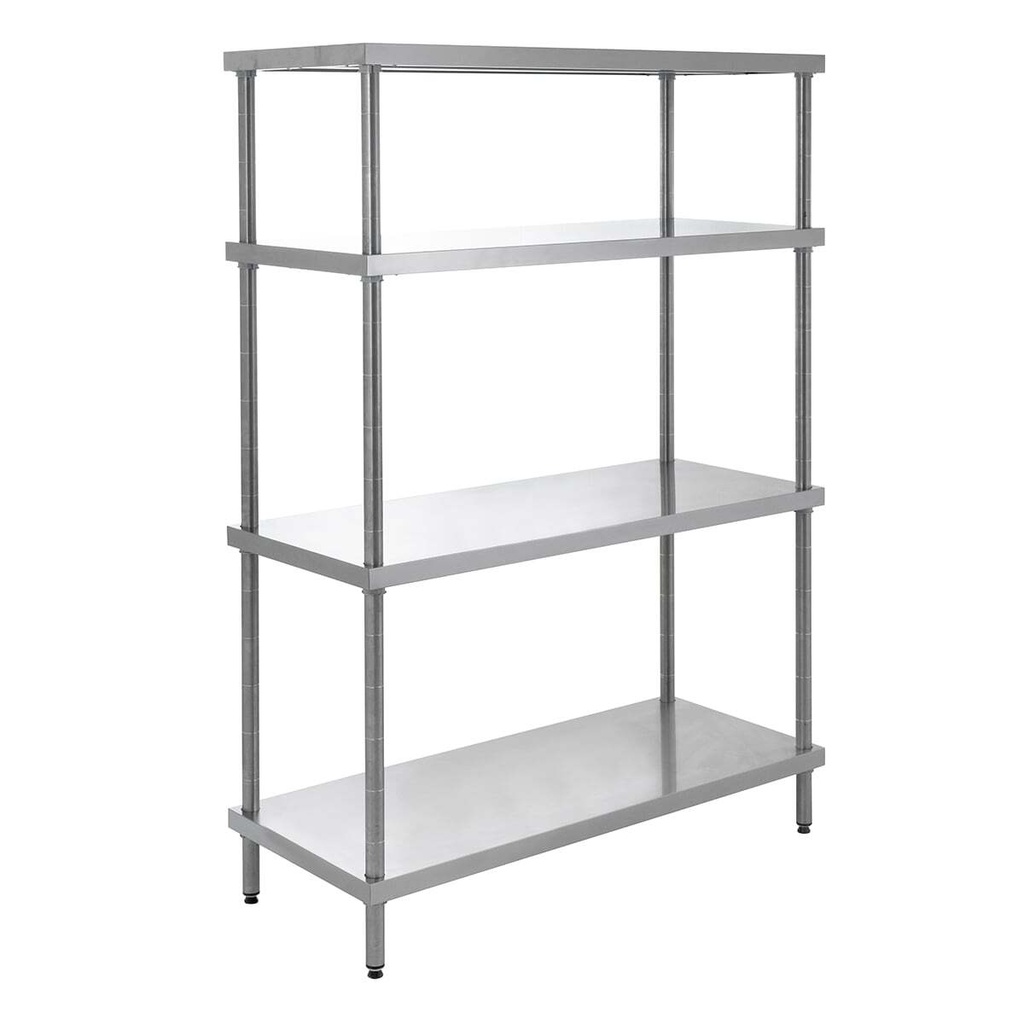 Edelstahl Regal ECO 1200x500x1800 mm