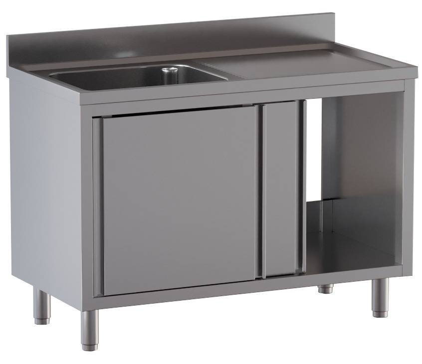 Spülschrank ECO 10x6 mit 1 Becken links