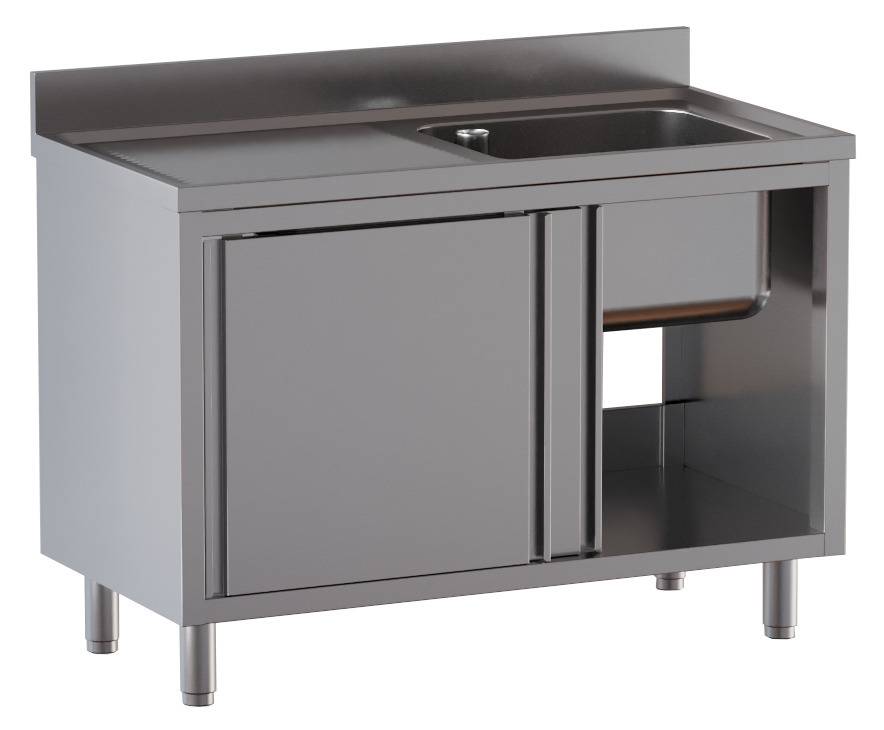 Spülschrank ECO 14x7 mit 1 Becken rechts