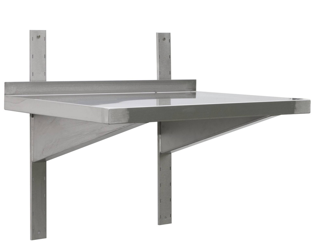 Edelstahl Wandbord Profi 1400 x 300 x 40 mm