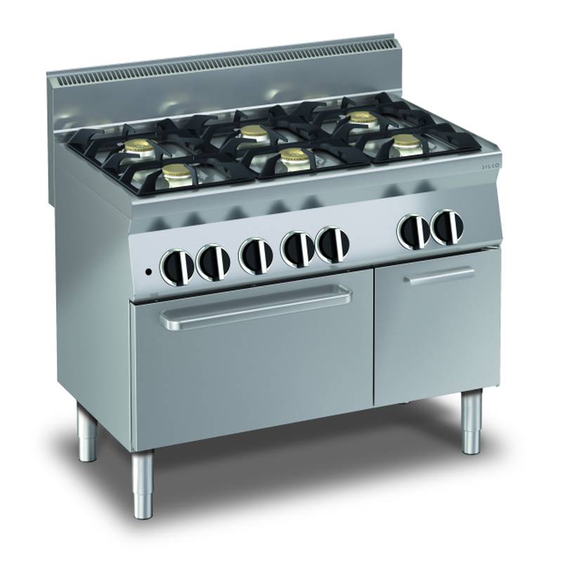 KBS Gas-Herd mit 6 Brennern und Gasofen