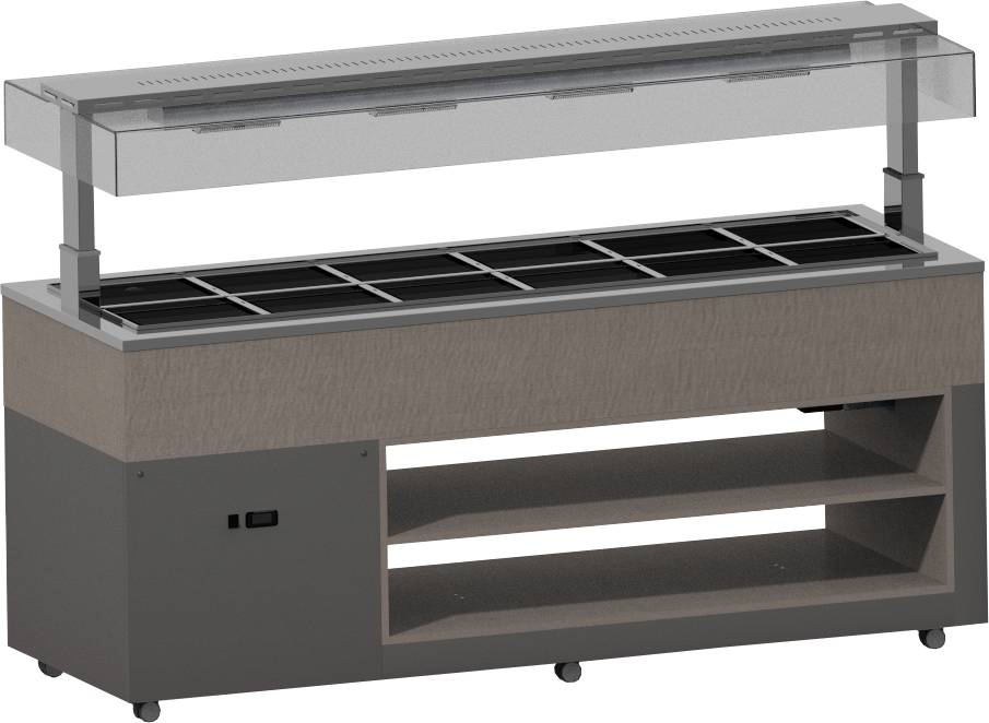 KBS Bain-Marie Isola 4 M BM VR 4x GN 1/1