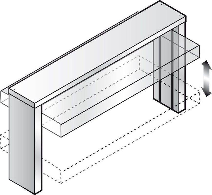 KBS Hustenschutz GN 5/1 elektrisch für Einbauwanne und Einbauplatte