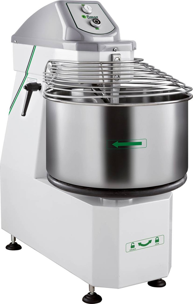 KBS KMP50 Teigknetmaschine für 50kg Teig 400V Kessel entnehmbar