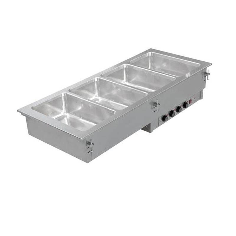 KBS Einbau Bain Marie 4x GN 1/1 mit getrennt regelbaren Becken