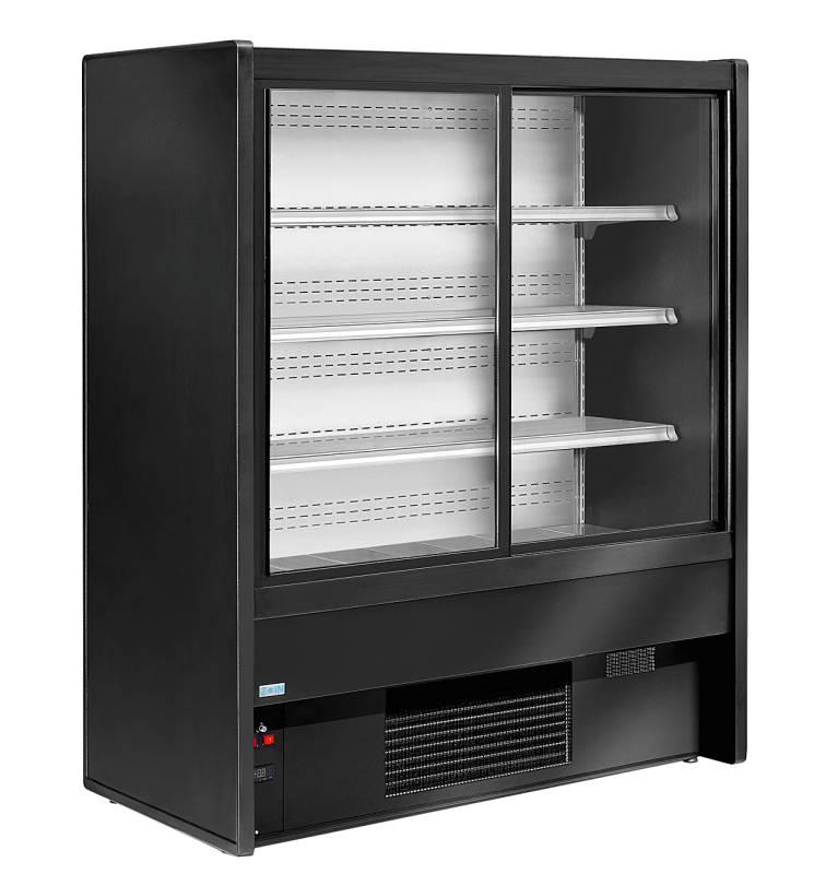 KBS Wandkühlregal Dilara 200 mit Schiebetüren selbstschließend