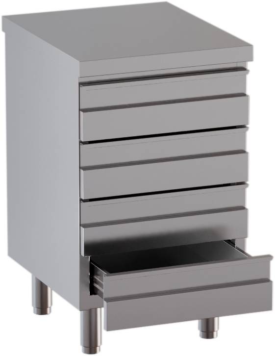 KBS Schubladenschrank 4 Schubladen BxT 50x60cm