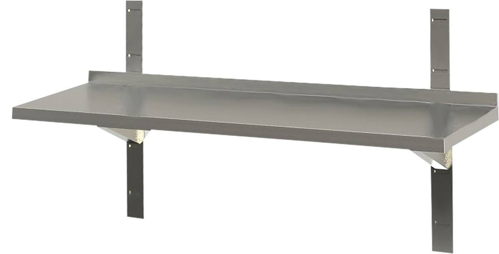 KBS Wandbord 1 Boden mit Aufkantung B 120cm x T 40cm