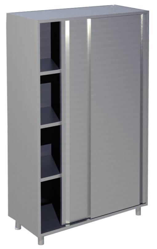 KBS Geschirrschrank mit 2 Schiebetüren B 140cm Höhe 180cm