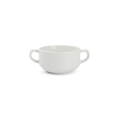 Suppenschüssel Onda aus Porzellan, ø 10 cm, H 5,5 cm