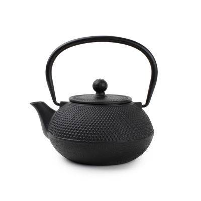 Teekanne O-Tea aus Gusseisen, 80 cl, schwarz