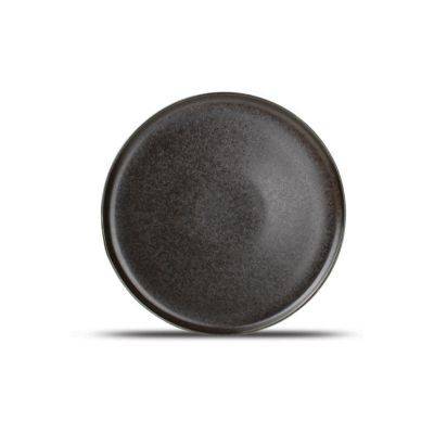 Teller Ceres aus Porzellan, 27,5 cm, schwarz