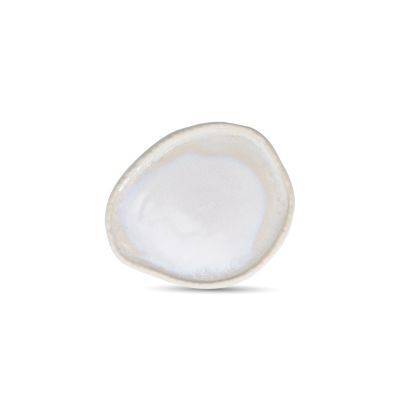Flacher Teller reine Icon, 21 x 18 cm, perle