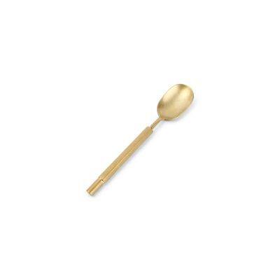 Teelöffel matte Helix aus Edelstahl, 14 cm, gold