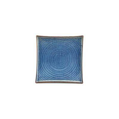 Teller blaue Line, 27 x 27 cm