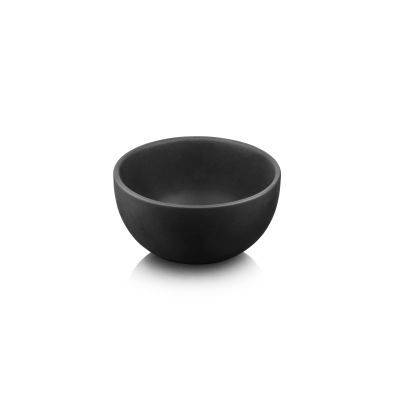 Schüssel Team aus Porcelain, ø 9 cm, H 5 cm, schwarz