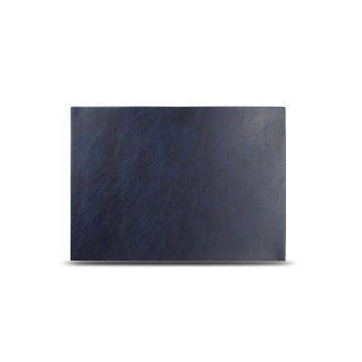 Platzset Lederlook Layer, 43 x 30 cm, blau