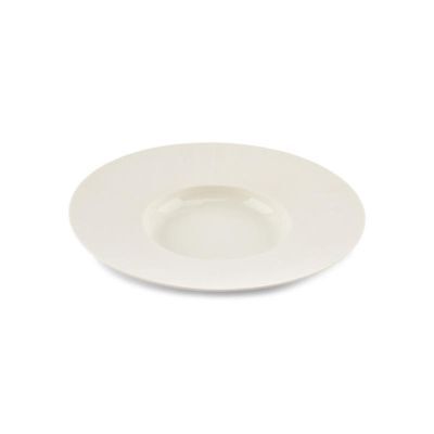 Tiefer Teller Gravur aus Porzellan, 26 × 13 × 4 cm