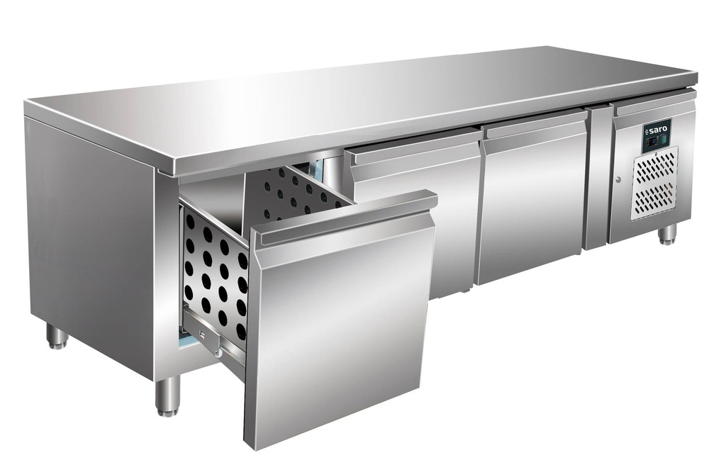 SARO Unterbaukühltisch, 3 Schubladen, UGN 3100 TN-3S