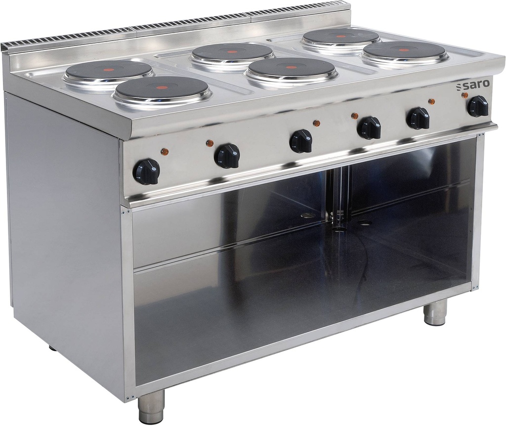 SARO Elektroherd, offener Unterbau Modell E7/CUET6BA