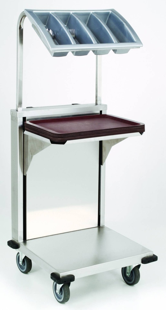 SARO Tablettspender 304er Edelstahl+Besteckkasten, TAB2