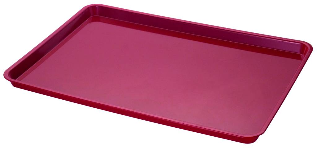 SARO ABS Tablett 590 x 410, Farbe: Rot, VPE 20