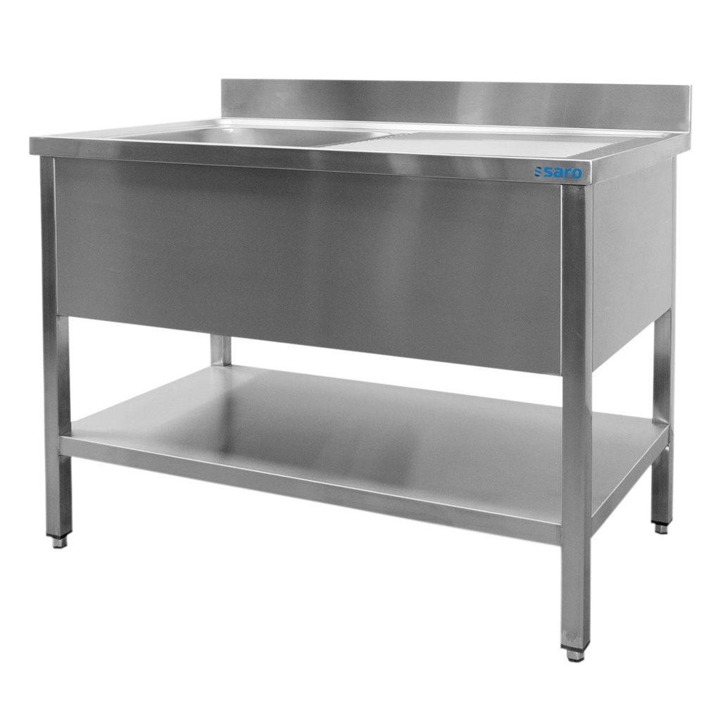 SARO Spültisch 1 Becken, links - B 2000 x T 700 mm
