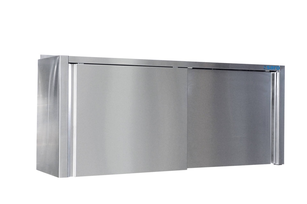 SARO Edelstahlhängeschrank - 400mm Tiefe, Breite 1600mm