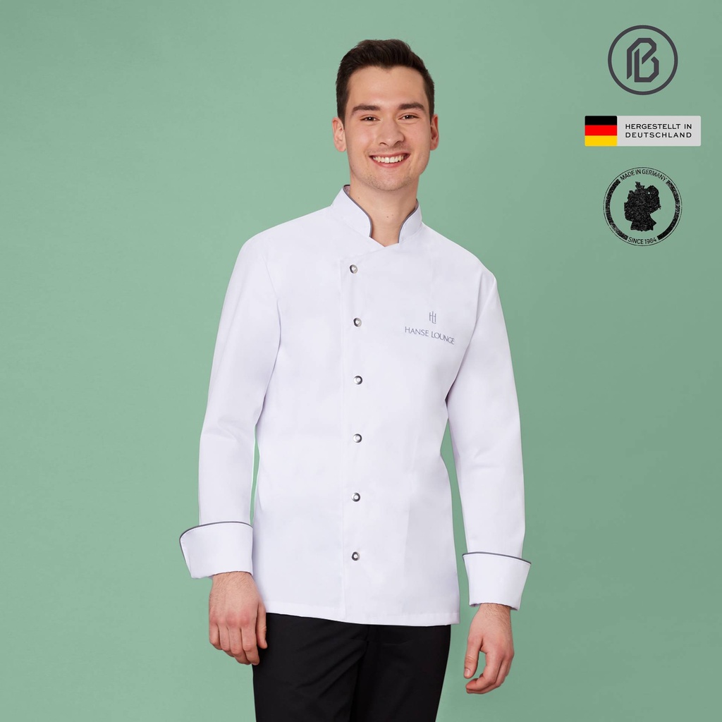 Herren-Kochjacke Fifty-Anton, weiss