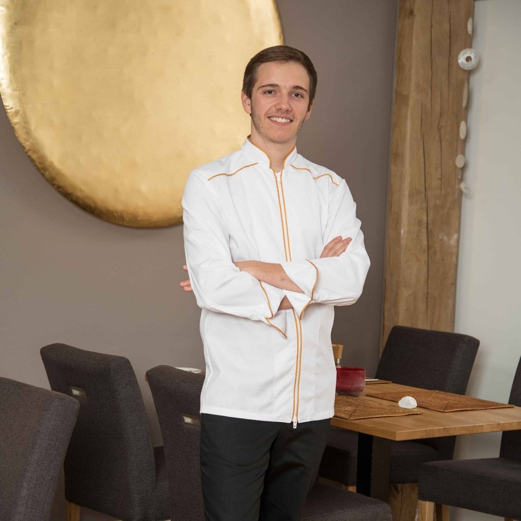 Chef-Branko Kochjacke, weiß