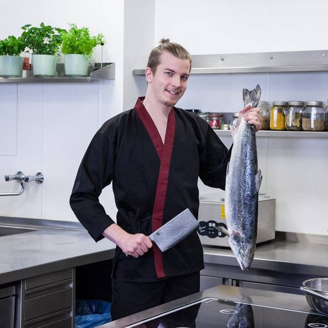 Sushi-Kittel Prisma-Nakara, farbig