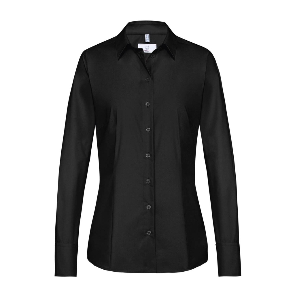 Basic-Bluse, schwarz