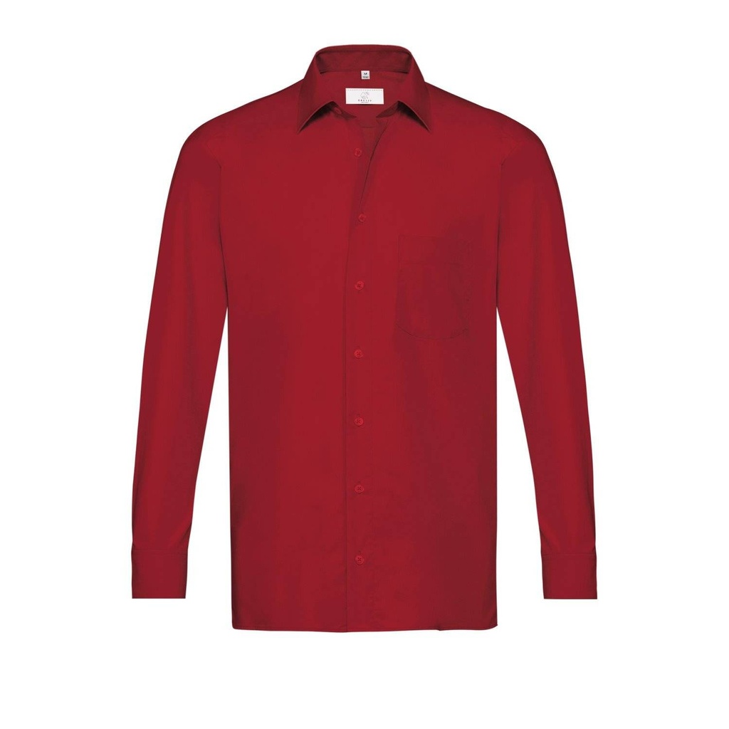 Basic-Hemd, rot